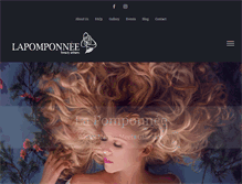 Tablet Screenshot of lapomponnee.com